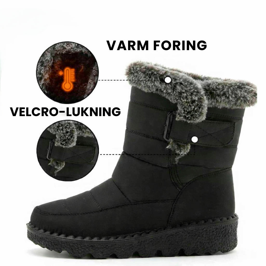 Vinterstøvler – Foret med Fleece, Skridsikre & Vandafvisende