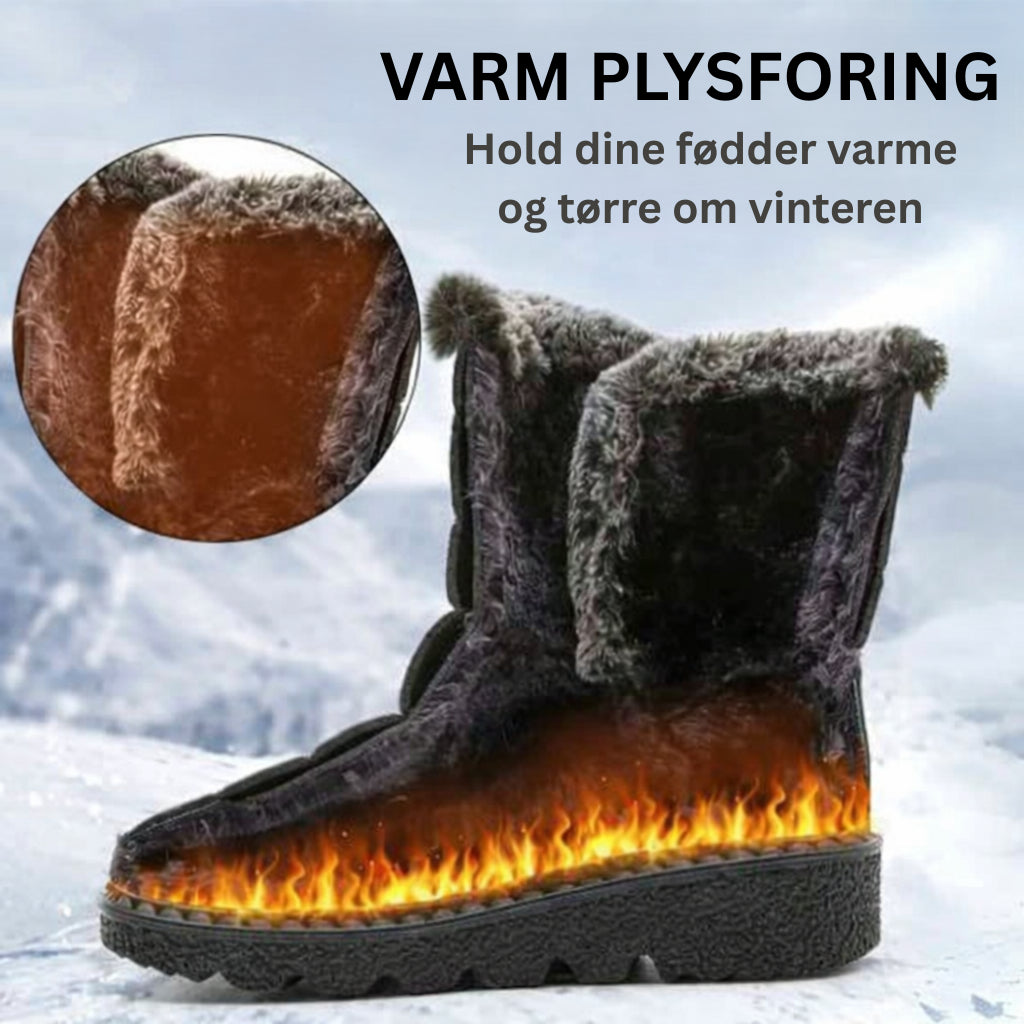 Vinterstøvler – Foret med Fleece, Skridsikre & Vandafvisende