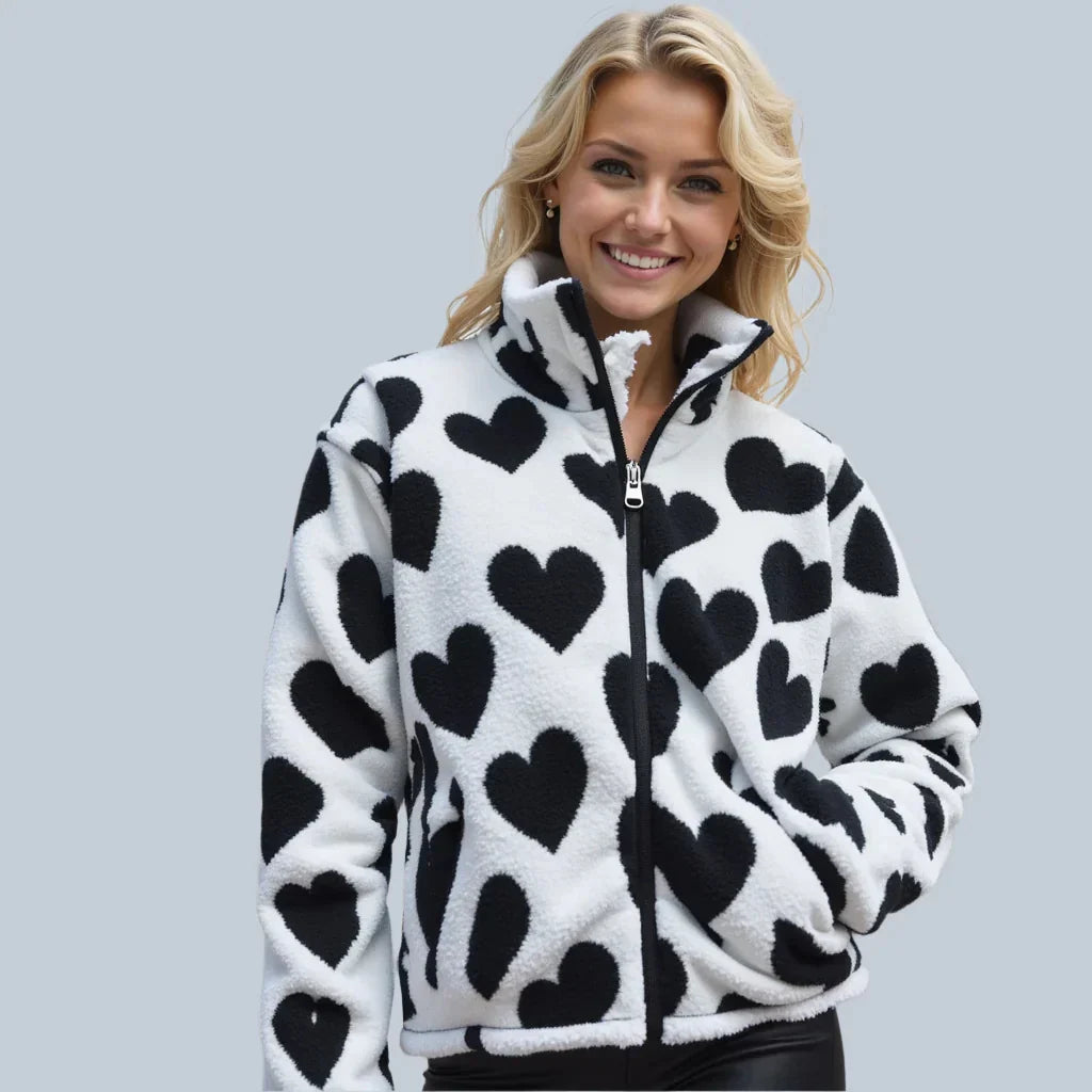 Katharina™ | Vendbar Hjertejakke