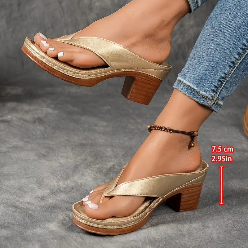 Lesia™ - Hælede Sandaler