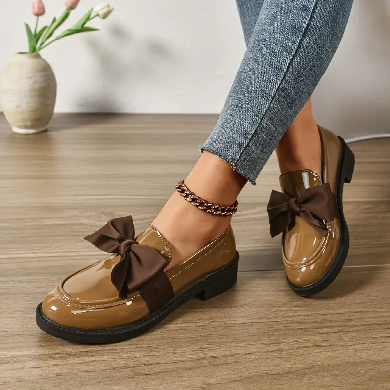 Lorella | Skridsikre slip-on sko med rund tå