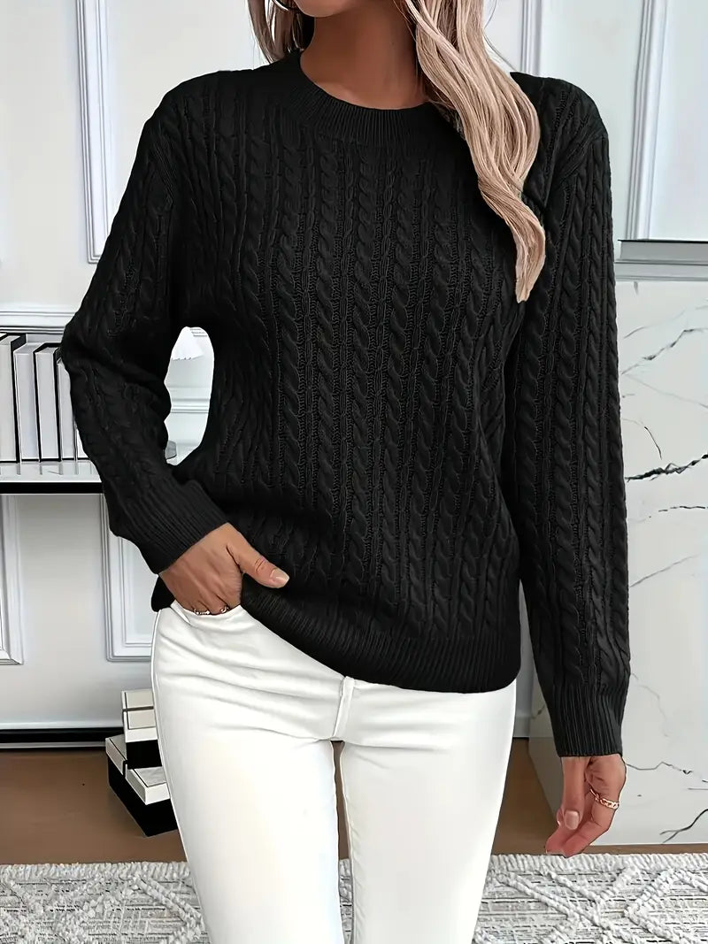 Tahlira – Stilfuld Casual Striktrøje