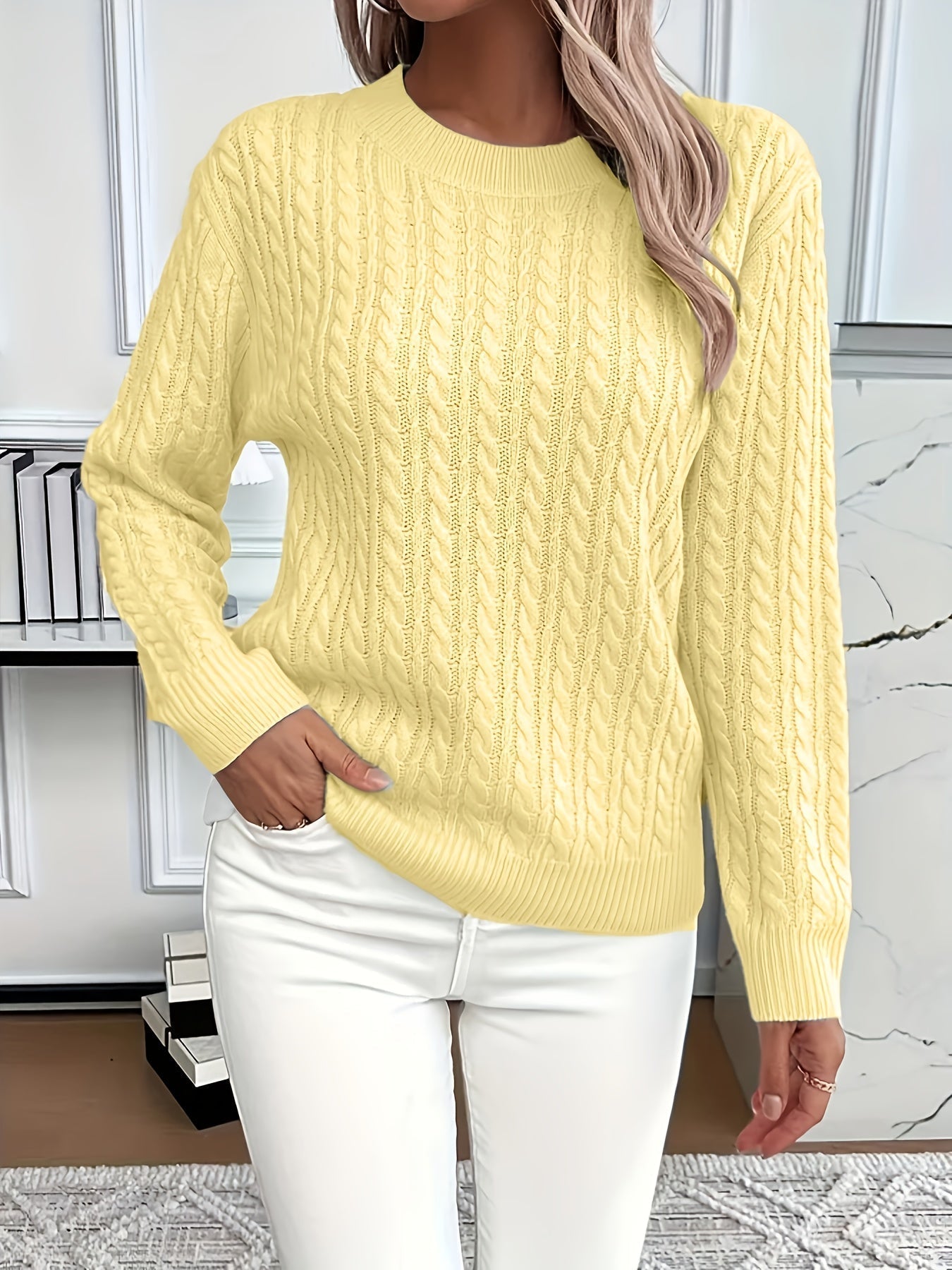 Tahlira – Stilfuld Casual Striktrøje