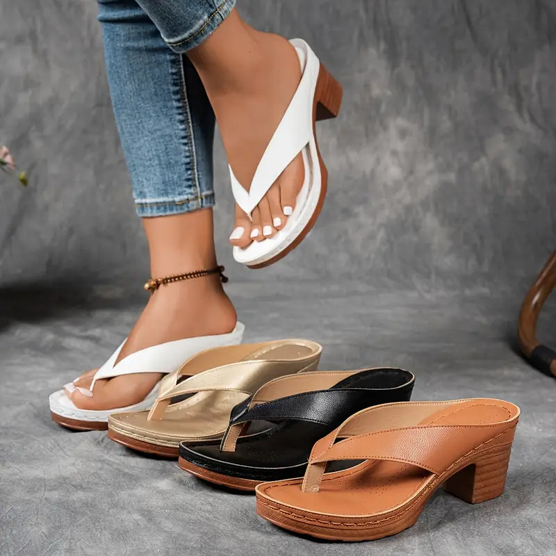 Lesia™ - Hælede Sandaler