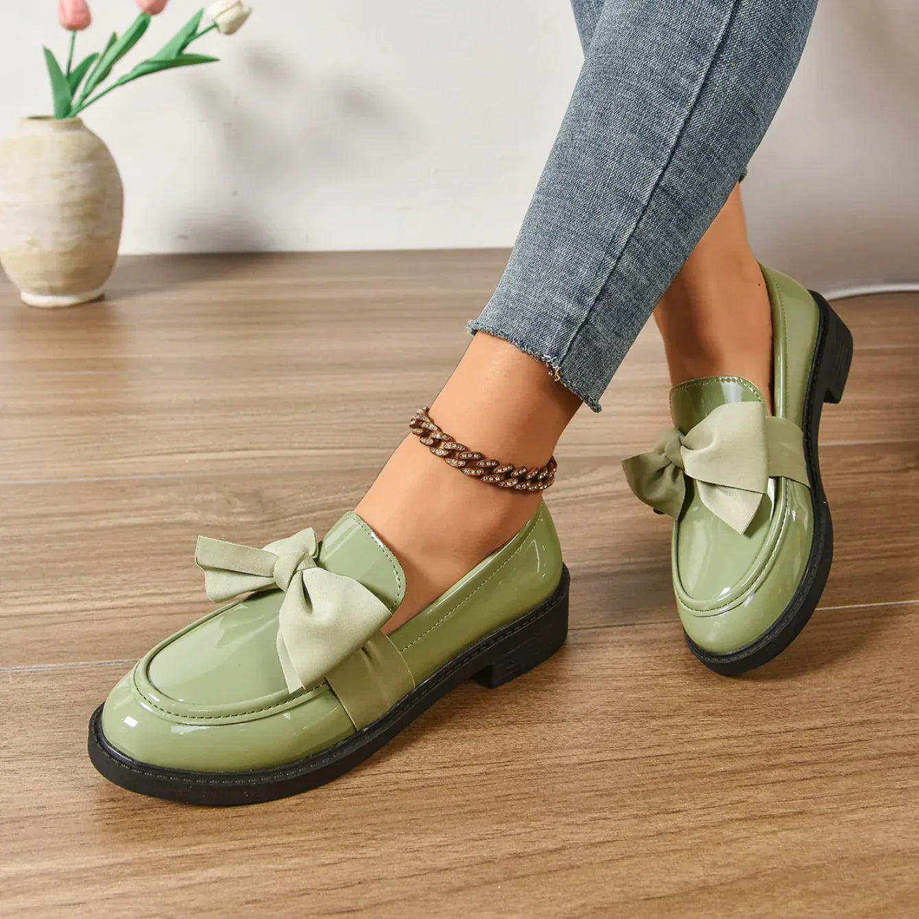 Lorella | Skridsikre slip-on sko med rund tå