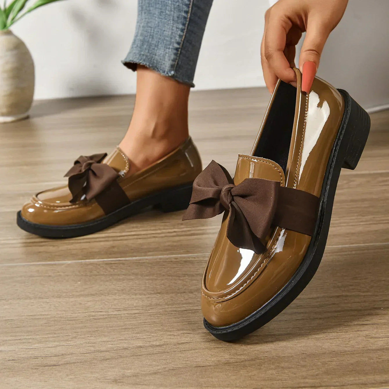Lorella | Skridsikre slip-on sko med rund tå