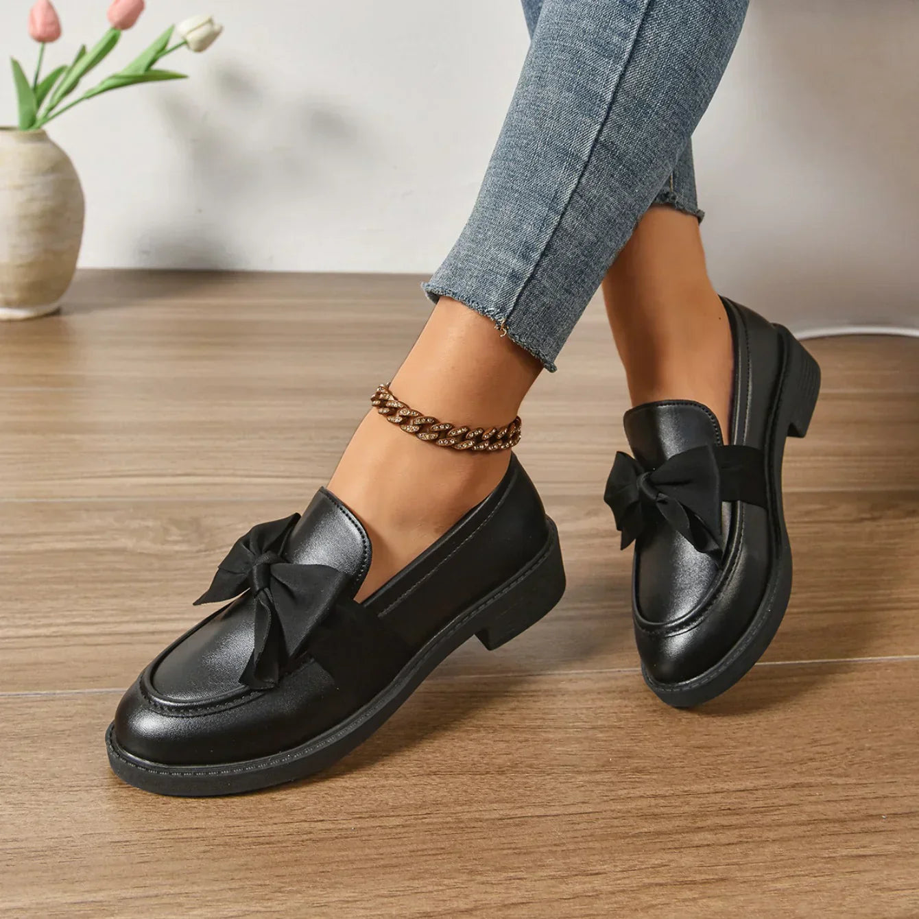 Lorella | Skridsikre slip-on sko med rund tå
