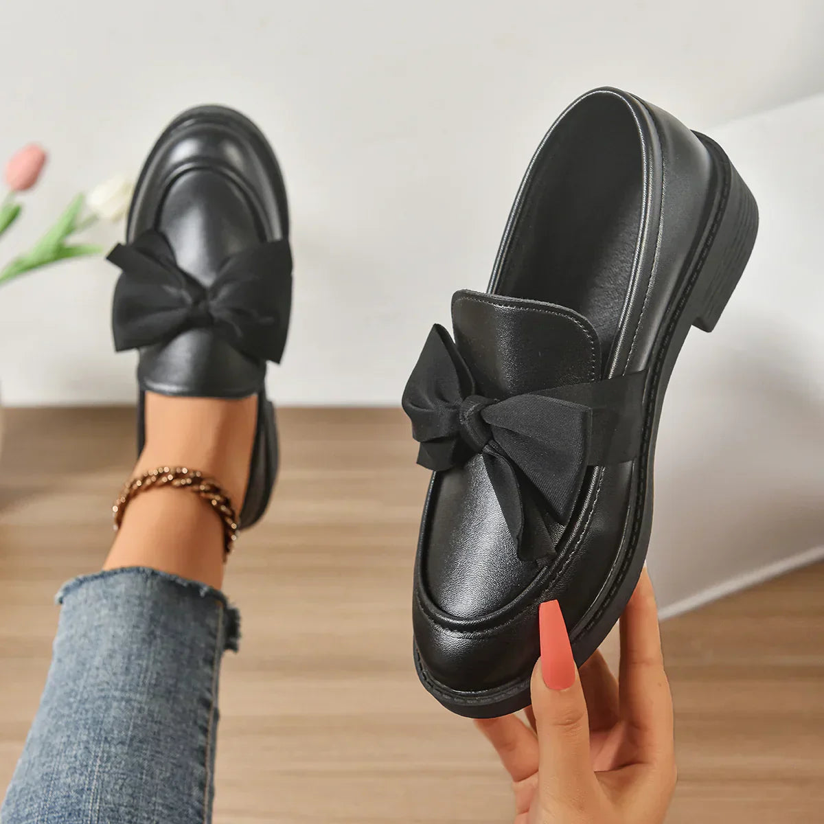 Lorella | Skridsikre slip-on sko med rund tå