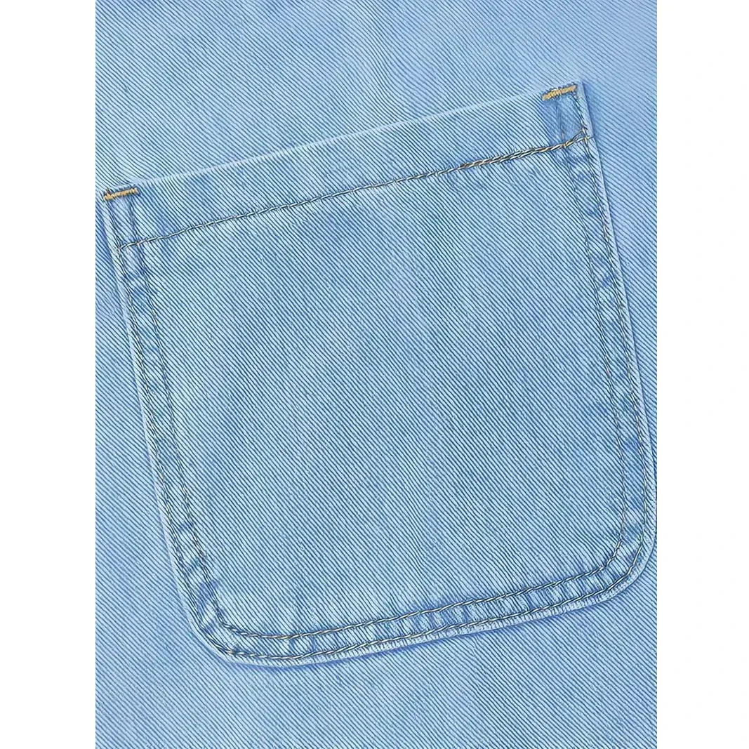 Saylor | Afslappet kjole i denim-look