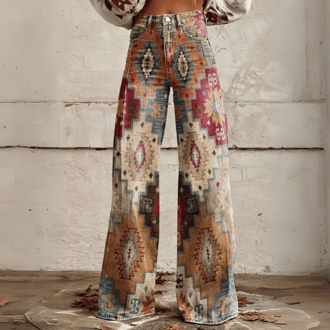 Simone™ - Bredbenede Jeans